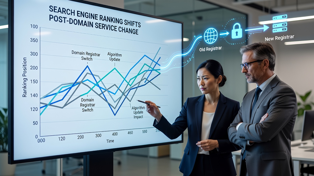 Analyzing Shifts in Search Engine Rankings Following Changes in Domain Registration Services