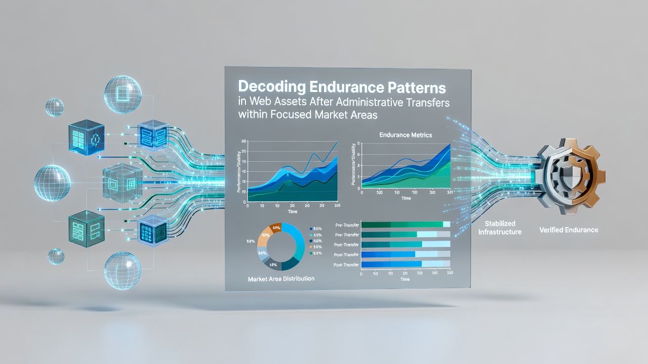 Decoding endurance patterns in web assets after administrative transfers within focused market areas