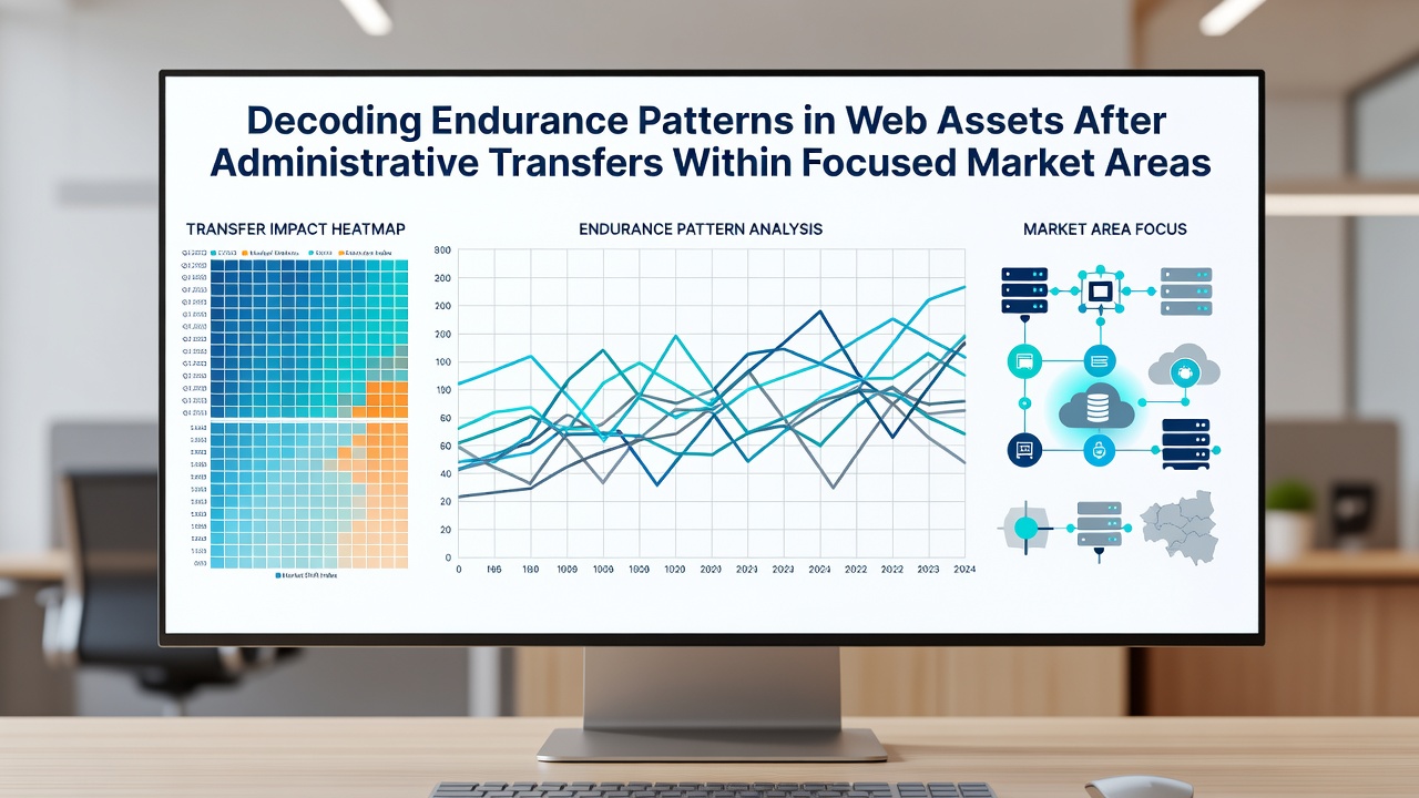 Graph showing endurance metrics for digital assets in niche markets post administrative transfer